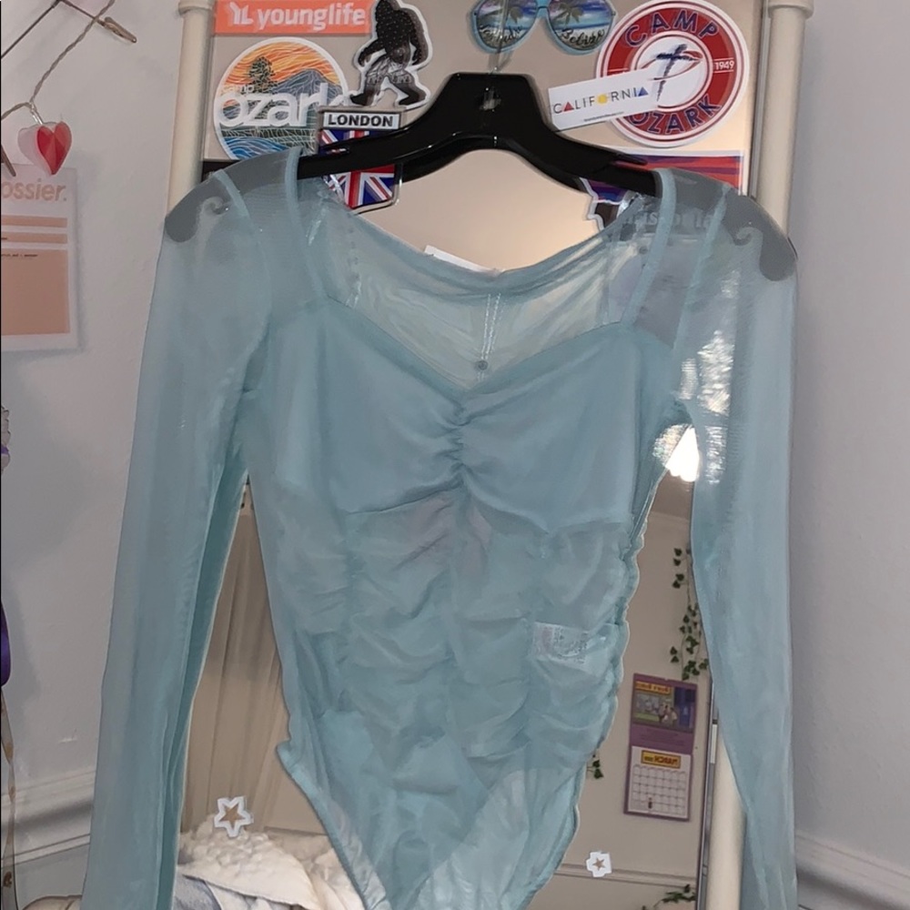 Miss guided blue bodysuit